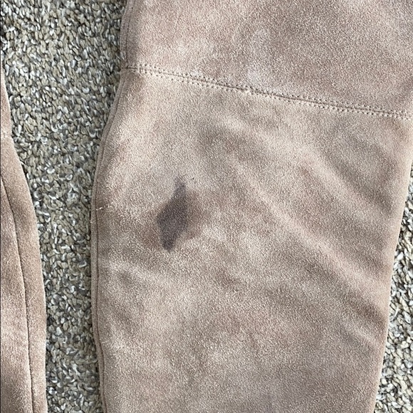 Women’s grey suede knee high boots - Picture 3 of 3